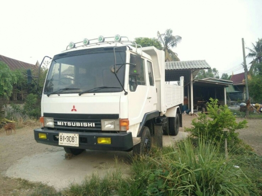 ขายรถ MITSUBISHI FUSO FK457F ดั๊มดิน เครื่อง6D16 เครื่องดี เกียร์ดี  พวงมาลัยเพาเวอร์ เบรคทิฟฟี่ รถพร้อมใช้งาน เอกสารพร้อมโอน