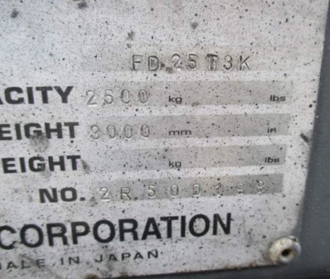 ขายครับรถยกดีเซลรุ่นใหม่ T.C.M  FD25T3K เครื่องแน่น เกียร์แรง