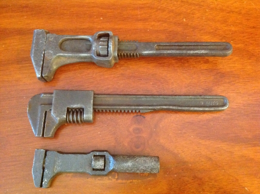 ขายประแจโบราณ Antique C.E.Billings patd Feb 18th 1879 อายุ 100 กว่าปีเก่ามากต้นแบบประแจเลื่อน