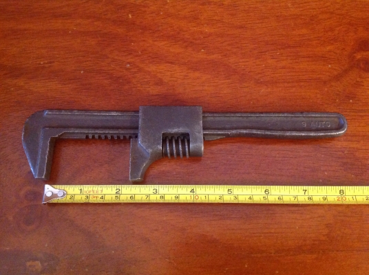 ขายประแจเลื่อนโบราณ Antique Auto 9&quot;