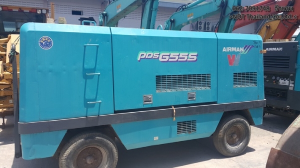 มาใหม่ Airman PDS655S เก่าญี่ปุ่นไม่เคยใช้ในไทย 100\% ลม 7-8 Bar. สภาพเครื่องสวยๆ สกรูแน่นๆ ธีรเทพ 0627091748