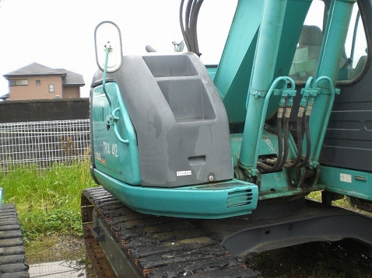 Kobelco SK135SR-1ES (YY04) มีไลน์หัวกระแทก แทรคเหล็กหุ้มก้อนยาง นำเข้าเองจากญี่ปุ่นโดยตรง