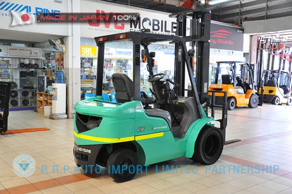 ขายรถโฟล์คลิฟท์มือสอง MITSUBISHI รุ่น FD20D-00322 ราคา 385,000 บาท นำเข้าจากประเทศญี่ปุ่น 100\% ไม่เคยใช้งานในประเทศไทย