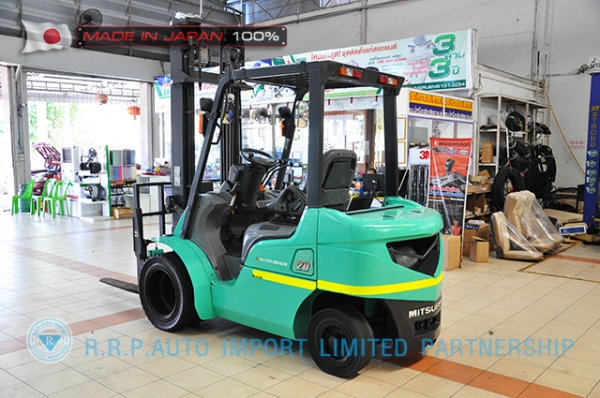 ขายรถโฟล์คลิฟท์มือสอง MITSUBISHI รุ่น FD20D-00322 ราคา 385,000 บาท นำเข้าจากประเทศญี่ปุ่น 100\% ไม่เคยใช้งานในประเทศไทย