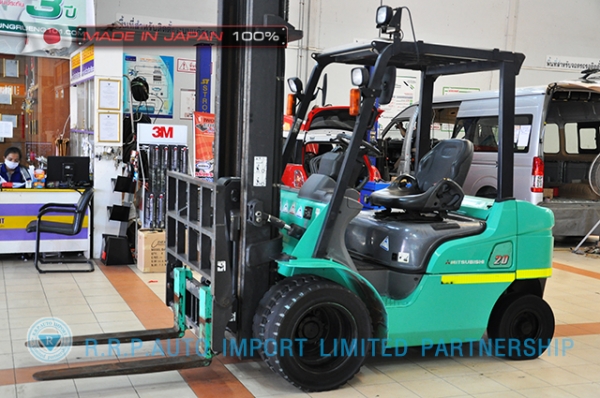 ขายรถโฟล์คลิฟท์มือสอง MITSUBISHI รุ่น FD20D-00322 ราคา 385,000 บาท นำเข้าจากประเทศญี่ปุ่น 100\% ไม่เคยใช้งานในประเทศไทย