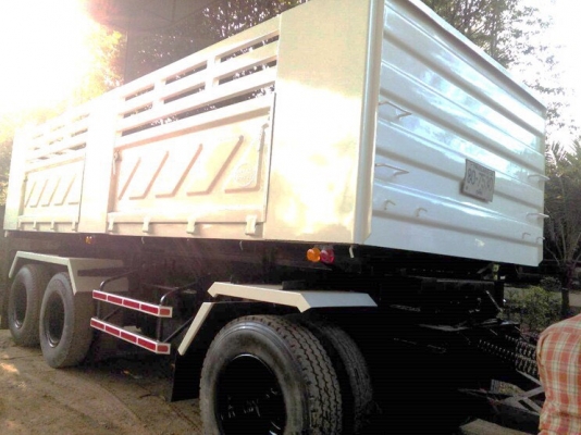 บรรทุกพ่วง ฮีโน่เมก้า 320แรง แม่&ลูก 3เพลาดั้ม บรรทุกพ่วง ฮีโน่เมก้า 320แรง แม่&ลูก 3เพลาดั้ม