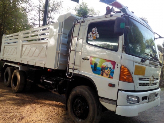 บรรทุกพ่วง ฮีโน่เมก้า 320แรง แม่&ลูก 3เพลาดั้ม บรรทุกพ่วง ฮีโน่เมก้า 320แรง แม่&ลูก 3เพลาดั้ม