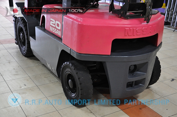 ขายรถโฟล์คลิฟท์มือสอง NISSAN รุ่น PJ02-114253 ราคา 185,000 บาท นำเข้าจากประเทศญี่ปุ่น 100\% ไม่เคยใช้งานในไทย