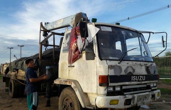 หกล้อ อีซูชุ ร็อค FTR165pawerติดเครน 5ตัน ยาง900 กะบะยาว6.50ม สภาพพร้อมใช้ ทะเบียนพร้อมโอน ราคาถูกๆ