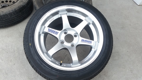 ขายล้อมือ2 TE37 ขอบ15 หน้า8 ET25 ยางใหม่ 4 ล้อ ขายล้อมือ2 TE37 ขอบ15 หน้า8 ET25 ยางใหม่ 4 ล้อ