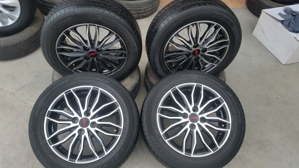 ขายล้อTOYOTA TRD15 VIOS ยางปี14  4 ล้อ