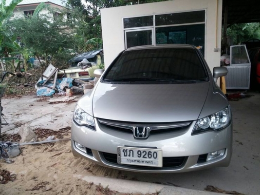 Honda civic ปี'07 สีบรอนทอง