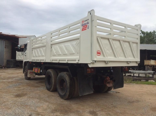 ขายรถสิบล้อ HINO Mega  320แรงปี48 ดั้มสามมิตร มีระบบลากพ่วง