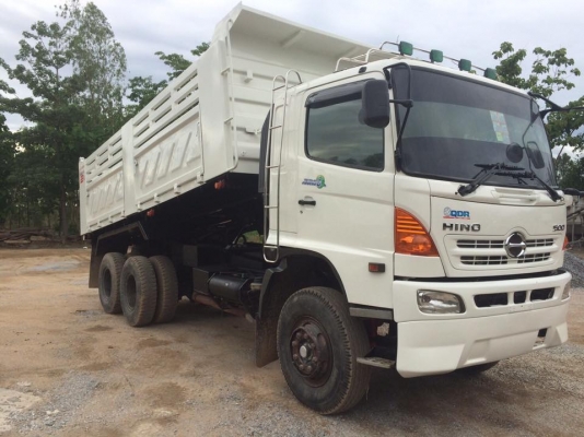 ขายรถสิบล้อ HINO Mega  320แรงปี48 ดั้มสามมิตร มีระบบลากพ่วง