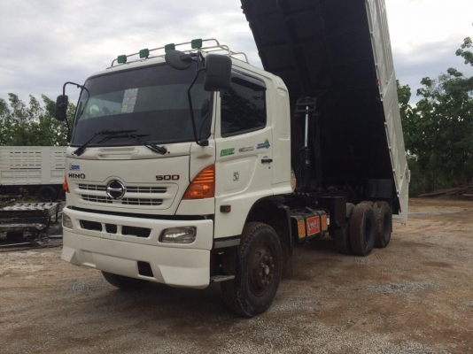 ขายรถสิบล้อ HINO Mega  320แรงปี48 ดั้มสามมิตร มีระบบลากพ่วง