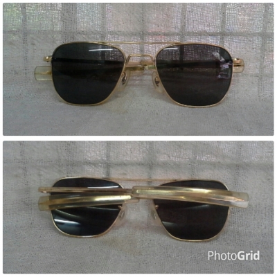 แว่นตาเสืออากาศยุค 60s  เก่าเก็บ!  ตัวเทพบุตร!  Original COMMAND / USA  23K  ไซซ์หล่อ!