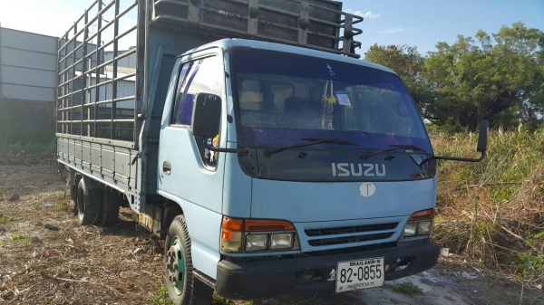 ISUZU-NPR.เครื่อง120.ฝาขาว.ยาว5เมตร..สภาพพร้อมใช้งาน.ราคา.385,000..