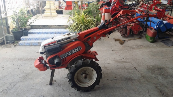 รถไถเดินตาม KUBOTA  รุ่น TG620 ขนาด 6 แรง  เก่าญี่ปุ่น  ไม่มีชุดพรวน