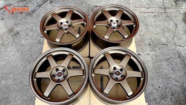 TE37 CE28-N RE30 ขอบ18 5H100 ใส่ ALTIS,PRIUS,SUBARU
