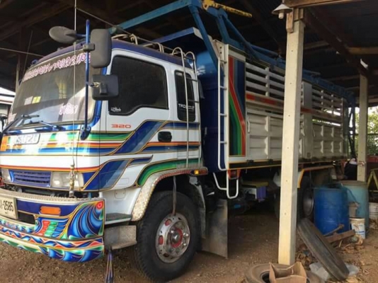 ISUZU DECA FXZ 270 ยูโร1 ดั้ม พ่วง แม่+ลูก 3 เพลา สภาพสวย ๆ