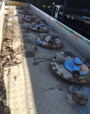 ขายครับถังน้ำมันอลูมิเนียม เก่าจากญี่ปุ่น ยกใส่6ล้อ สิบล้อได้ 18000ลิตร 6 ช่อง