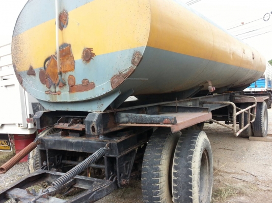 ขายหางพ่วง2เพลาพร้อมแท้งค์ ตามสภาพ ความจุถัง15,000ลิตร