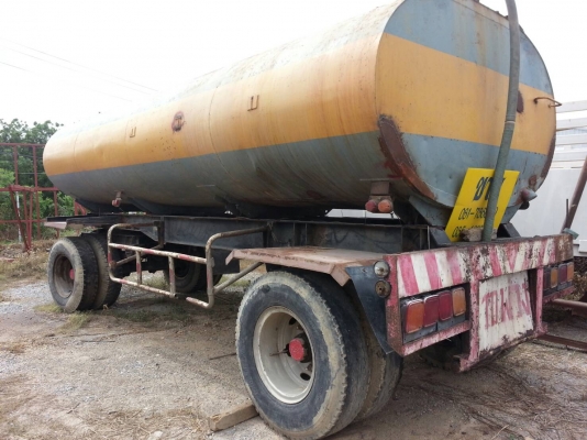 ขายหางพ่วง2เพลาพร้อมแท้งค์ ตามสภาพ ความจุถัง15,000ลิตร