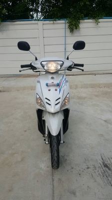yamaha mioปี48เครื่องเดิมๆ ยี่ห้อYamaha mioจดทะเบียนปี48สีขาว