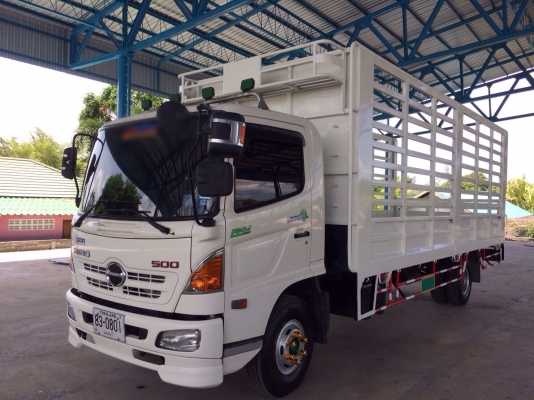 ขายรถบรรทุกหกล้อ HINO FC9J เครื่อง 175 แรง ปี 57 ช่วงยาว 6.50 เมตร ไมค์แท้ 40,000