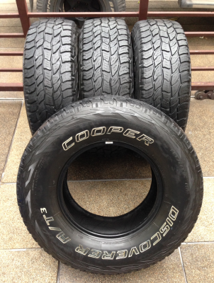 ยาง All Cooper AT3 เบอร์ 265 75 16 กลางปี13 ดอกเต็ม ใช้กันยาว ราคาไม่แพง
