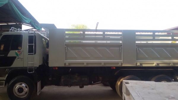 ขายรถบรรทุกดัมพ์ HINO 1M เครื่องเดิม 220 แรง เกียร์เดิม ปี 37 กระบะดัมพ์สามมิตร ทะเบียนพร้อม