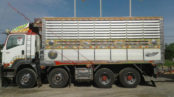 ขายรถสิบล้อ ISUZU DECA FXZ 360แรง พ่วงแม่ลูกคอกเกษตรดั้มมิเนียมชุดใหญ่ รถสวยจัดพร้อมใช้งาน