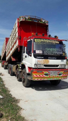 ขายรถสิบล้อ ISUZU DECA FXZ 320แรง ปี49 พ่วงแม่ลูกดัมเหล็ก สนใจ 0932795977 คุณสุชาติ จัดไฟแนนซ์ได้ 1,500,000-1,550,000 ขึ้นอยู่ที่เคดิต