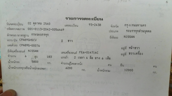 หกล้อ นิสัน UD CPA89G FE-6-183แรง ดั้มสามมิต ช่วงล่างใหญ่ ยาง900 สภาพดีสวยพร้อมใช้ ทะเบียนพร้อมโน ราคาเบาๆ 395,000บ หกล้อ นิสัน UD CPA89G FE-6-183แรง ดั้มสามมิต ช่วงล่างใหญ่ ยาง900 สภาพดีสวยพร้อมใช้ ทะเบียนพร้อมโน ราคาเบาๆ 395,000บ