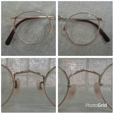 แว่นสายตายาววินเทจโกลด์ฟิลด์ 'หยดน้ำ จอห์น เลนนอน'  ALTAN handmade in England  14K