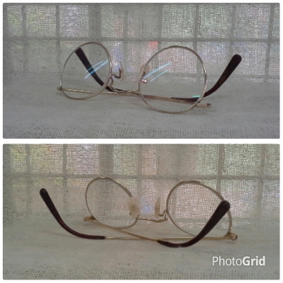 แว่นสายตายาววินเทจโกลด์ฟิลด์ 'หยดน้ำ จอห์น เลนนอน'  ALTAN handmade in England  14K