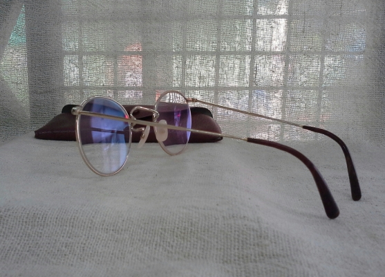 แว่นสายตายาววินเทจโกลด์ฟิลด์ 'หยดน้ำ จอห์น เลนนอน'  ALTAN handmade in England  14K