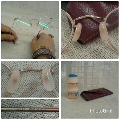 แว่นสายตายาววินเทจโกลด์ฟิลด์ 'หยดน้ำ จอห์น เลนนอน'  ALTAN handmade in England  14K