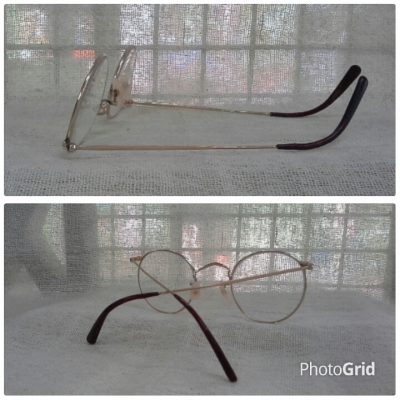 แว่นสายตายาววินเทจโกลด์ฟิลด์ 'หยดน้ำ จอห์น เลนนอน'  ALTAN handmade in England  14K