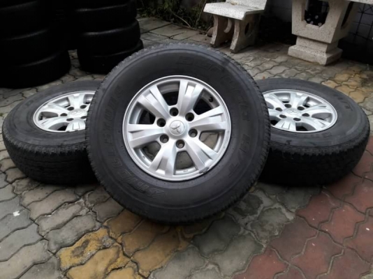 แม๊กพร้อมยาง 265/70R16  BRIDGESTONE DUELER H/T 840 พร้อมแม๊ก tel.081-4273941 ไอดีไลน์ 0814273941
