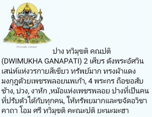 พระพิฆเนศสองเศียรองค์ใหญ่ ของเก่าหายาก มีคราบเก่า พระผู้ประทานความสำเร็จ ขจัดอุปสรรค เนื้อโลหะพิเศษเก่า สวยมากๆ