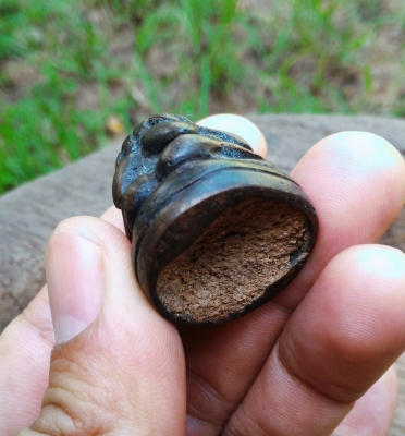 พระปิดตาองค์ใหญ่ๆ หนักๆ เนื้อนวะโลหะเก่า สวยแปลกครับ