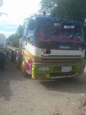 24ล้อแม่-ลูก...360แรง ISUZU GIGA..พื้นเรียบ สวย พร้อมใช้ เล่มพร้อม