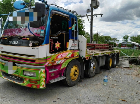24ล้อแม่-ลูก...360แรง ISUZU GIGA..พื้นเรียบ สวย พร้อมใช้ เล่มพร้อม