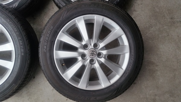 ขายล้อTOYOTA ALTIS 5รู100 ขอบ16 ยางปี14  4 ล้อ