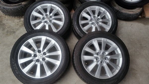 ขายล้อTOYOTA ALTIS 5รู100 ขอบ16 ยางปี14  4 ล้อ