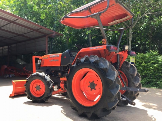 ขายรถไถ Kubota L3408DI (4WD) พร้อมใบมีดหน้า และผานพรวน รถพร้อมใช้งาน