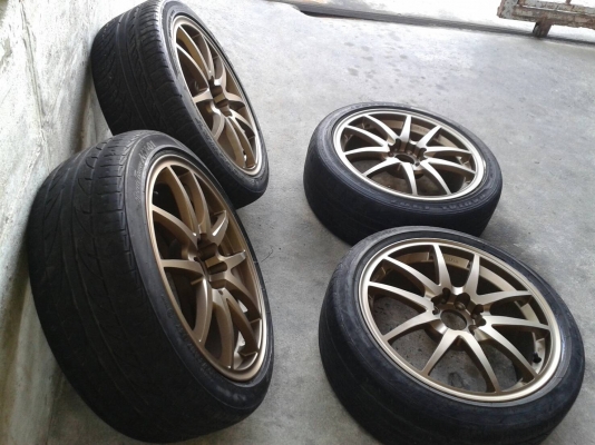 ขอบ17นิ้ว4รู100/114 พร้อมยาง สวยๆ 4 ล้อ ราคา 6900 บาท