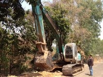 รถแบคโฮ  โกเบ Sk 200 -5