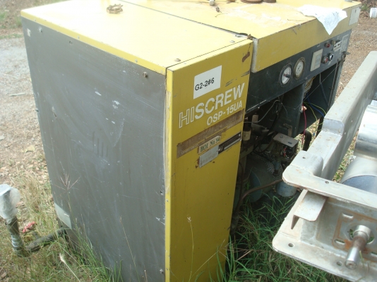 ขายเครื่องลม สกรู HITACHI 20 HP  ครบเซ็ต